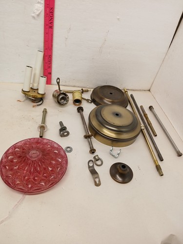 Vintage lamp parts lot leviton - lamp,