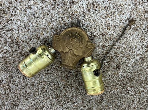 Deco vintage twin brass - vintage, shell
