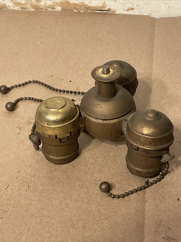 Antique benjamin triple socket - antique,